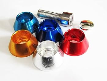 Amazon | M3-34SV M10 フロントフォーク固定ボルト トップボルトSet 銀